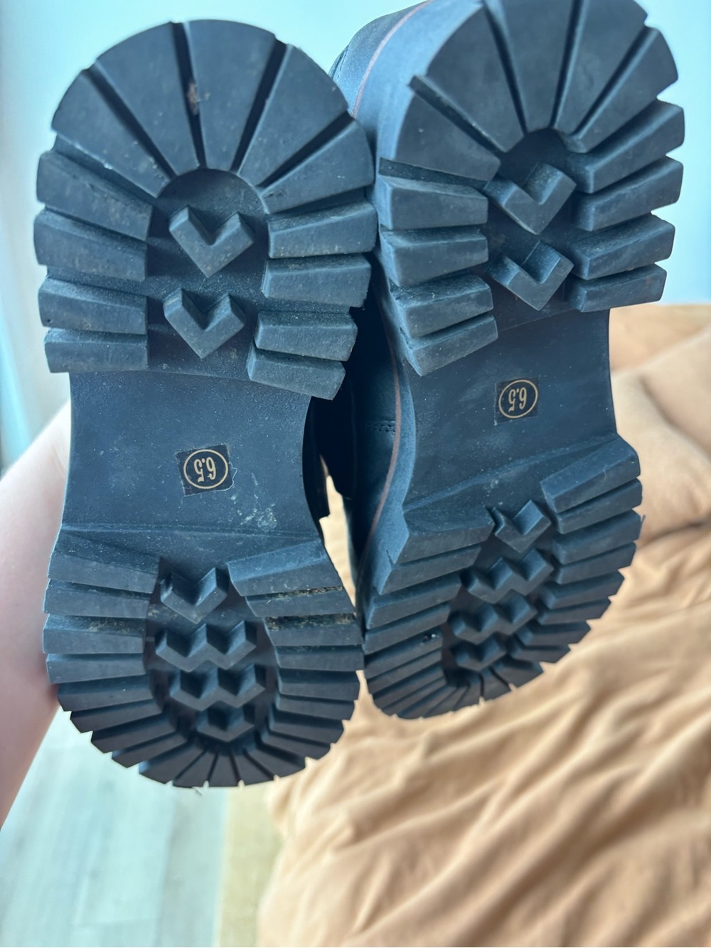 Women’s Black Leather Lug-sole Bit Loafers - Picture 4 of 7